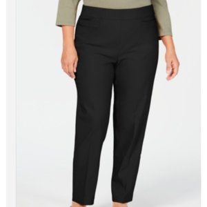 Alfred Dunner Plus Black Pull-On Pants - Plus Size Trousers